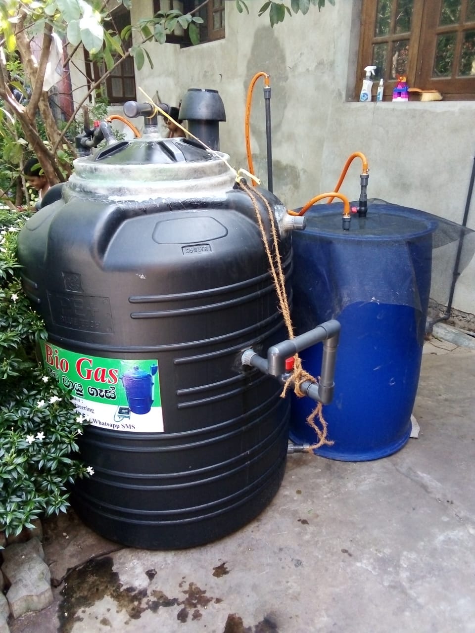Plastic Biogas Unit